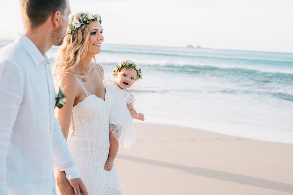 Byron Bay Wedding Baby - Jenna & Jake - Wategos Beach