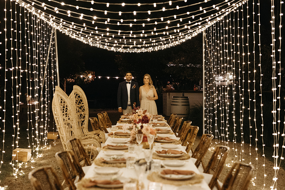 Lauren Chris - Elope Byron Bay Micro Wedding - Long Table dining 