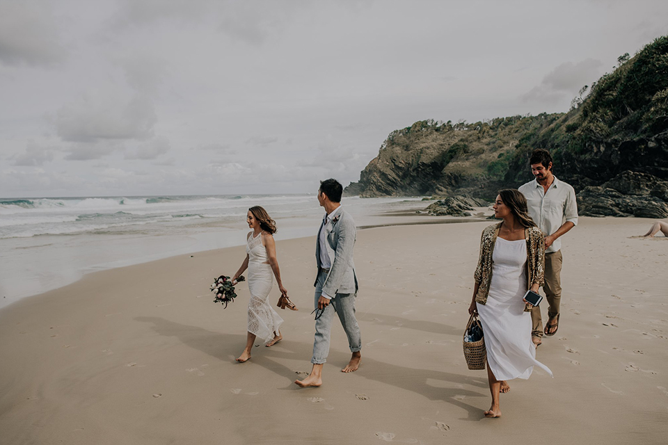 Byron Bay Elopement - Hitched In Paradise - Broken Head Reserve 