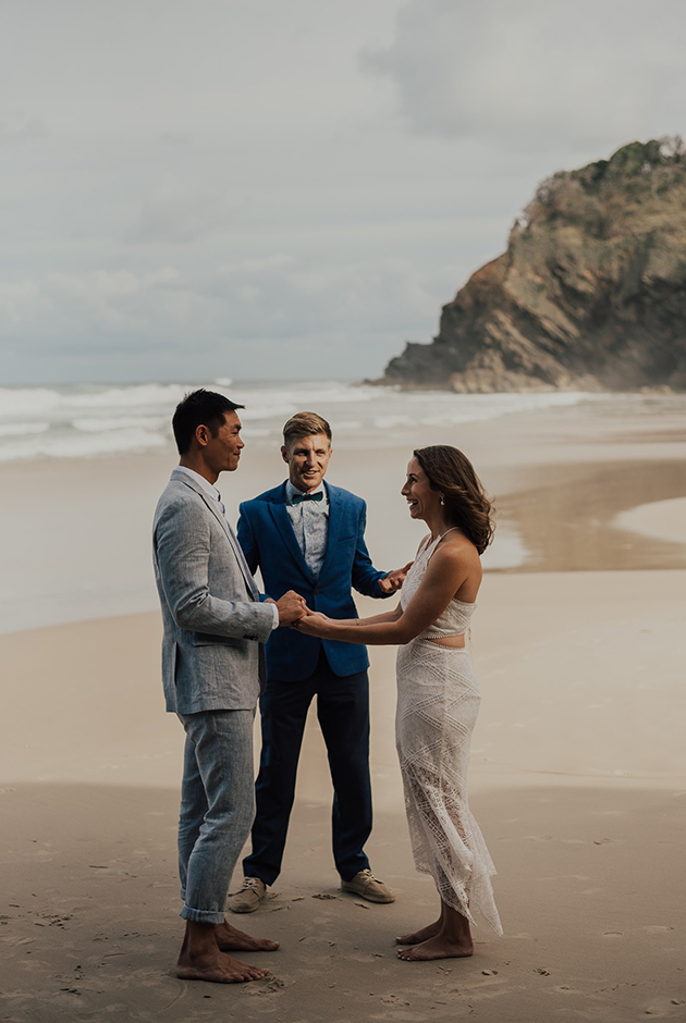 Byron Bay Elopements - Hitched In Paradise - Benjamin Carlyle Celebrant 